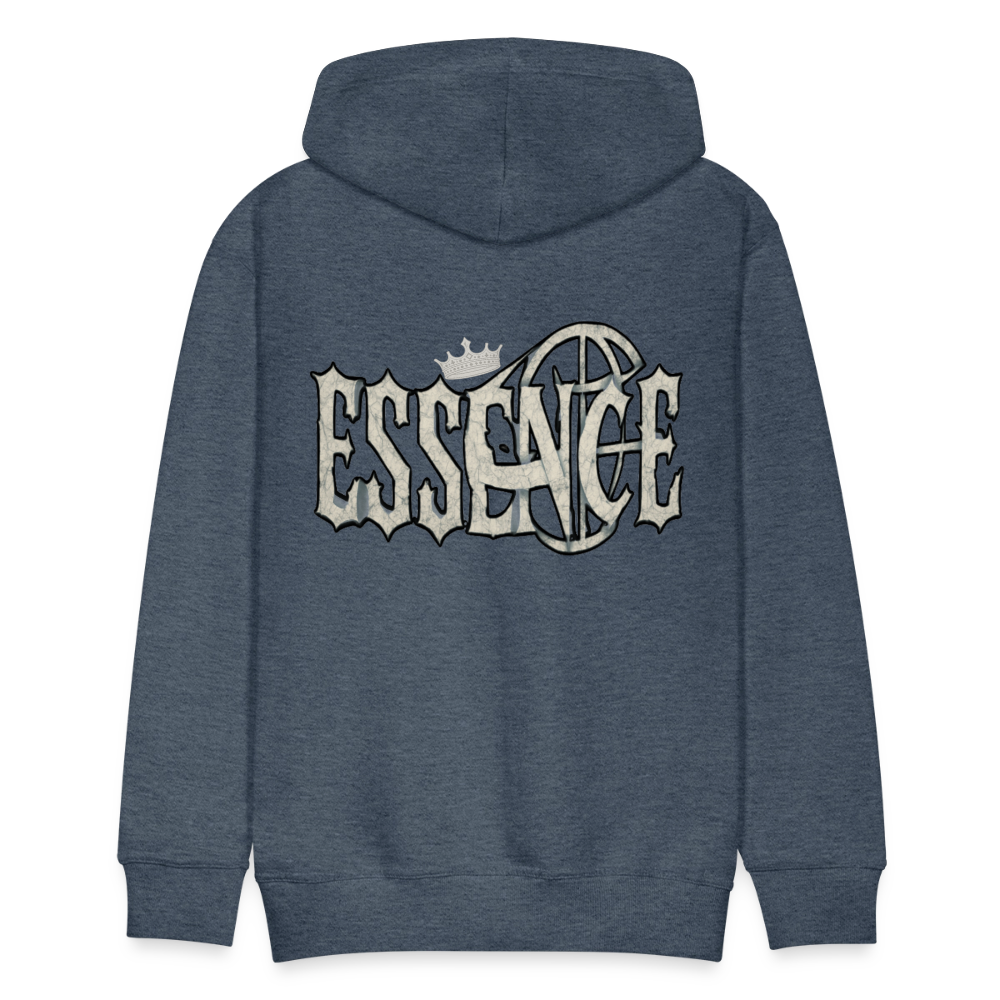 Essence King Hoodie - heather denim